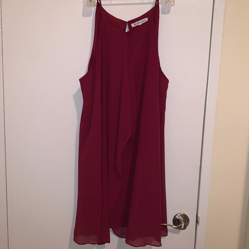BCBGeneration dark red dress size L